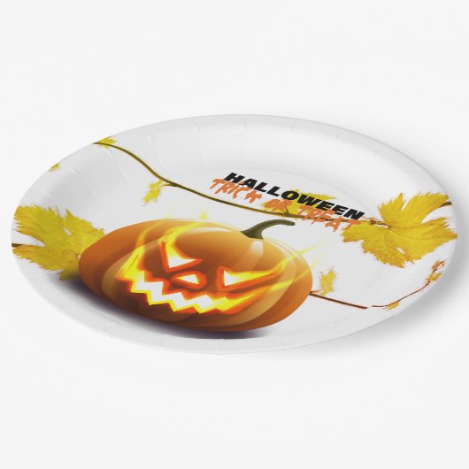 halween pappteller (Schrägansicht)