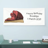 Ham Cartoon-Abbildung Banner (Messe)