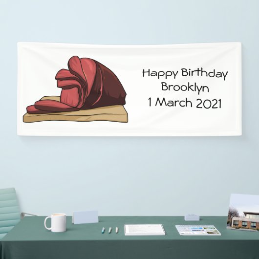 Ham Cartoon-Abbildung Banner (Messe)