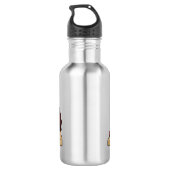 Ham Cartoon-Abbildung Edelstahlflasche (Rückseite)