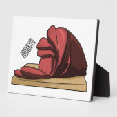 Ham Cartoon-Abbildung Fotoplatte (Seite)