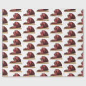 Ham Cartoon-Abbildung Geschenkpapier (Flach)