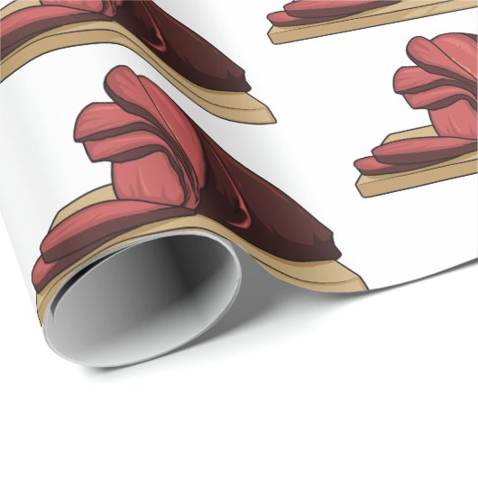 Ham Cartoon-Abbildung Geschenkpapier (Rolleneckpunkt)