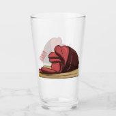 Ham Cartoon-Abbildung Glas (Vorderseite)