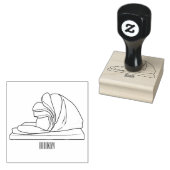 Ham Cartoon-Abbildung Gummistempel (Stempel)