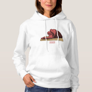 Ham Cartoon-Abbildung Hoodie