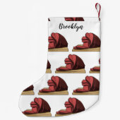 Ham Cartoon-Abbildung Kleiner Weihnachtsstrumpf (Rückseite)