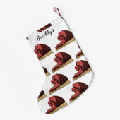 Ham Cartoon-Abbildung Kleiner Weihnachtsstrumpf (Rückseite (Hängend))