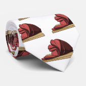 Ham Cartoon-Abbildung Krawatte (Gerollt)