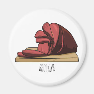 Ham Cartoon-Abbildung Magnet