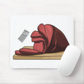 Ham Cartoon-Abbildung Mousepad (Mit Mouse)