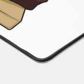 Ham Cartoon-Abbildung Schreibtischunterlage (Ecke)