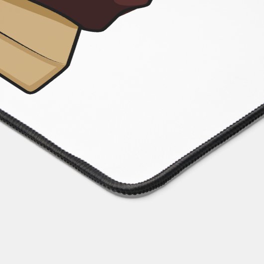 Ham Cartoon-Abbildung Schreibtischunterlage (Ecke)