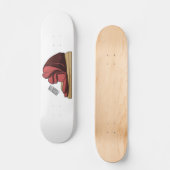 Ham Cartoon-Abbildung Skateboard (Vorderseite)