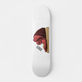 Ham Cartoon-Abbildung Skateboard (Vorne)