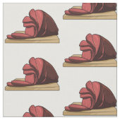 Ham Cartoon-Abbildung Stoff (Nahaufnahme)