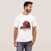 Ham Cartoon-Abbildung T-Shirt (Vorne ganz)