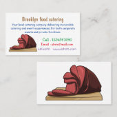 Ham Cartoon-Abbildung Visitenkarte (Vorne/Hinten)