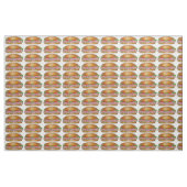 Ham Cheese Sub Hoagie U-Boot Sandwich Fabric Stoff (Fat Quarter (45,7 x 55,9 cm))