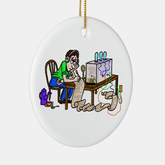 Ham Copying Message Weihnachtsschmuck (Rechts)