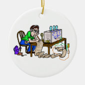 Ham Copying Message Weihnachtsschmuck (Vorne)