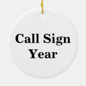 Ham Copying Message Weihnachtsschmuck (Hinten)