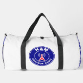HAM-Funk-Feldstations-DX-Operator-Emblem Duffle Bag (Rückseite)