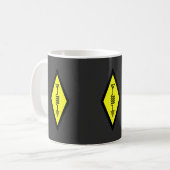 HAM-Funk-Logo-Design Kaffeetasse (Vorderseite Links)