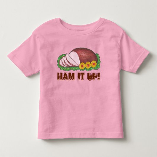 HAM IT UP Funny Holiday Ugge Weihnachtskrüge Kleinkind T-shirt (Vorderseite)