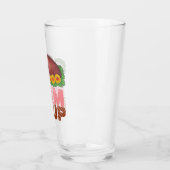 Ham It Up Pink Glazed Holiday Osterfest Glas (Links)