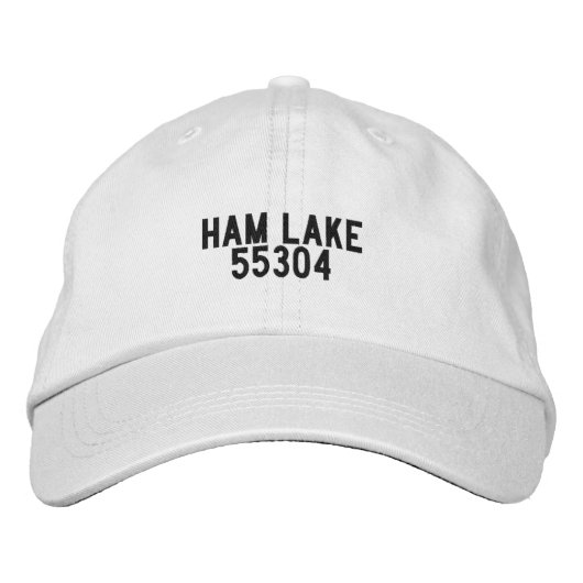 Ham Lake Minnesota Hat Bestickte Baseballkappe (Vorderseite)
