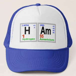 HAM Periodic Chemical Elements Trucker Cap Truckerkappe