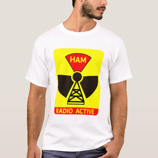 Ham Radio Active Operator lustiges Shirt (Vorderseite)