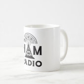 HAM Radio Amateur Operator Antenna Code Geschenkid Kaffeetasse (VorderseiteRechts)