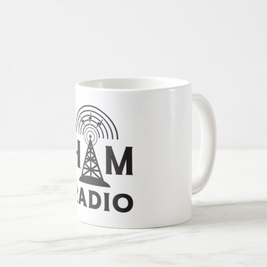 HAM Radio Amateur Operator Antenna Code Geschenkid Kaffeetasse (VorderseiteRechts)