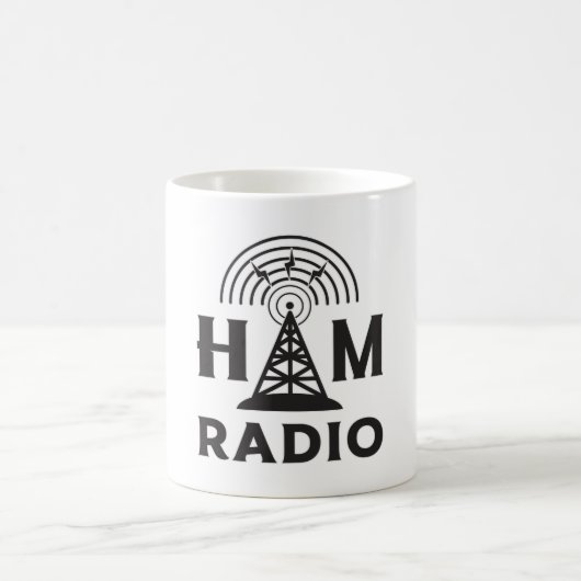 HAM Radio Amateur Operator Antenna Code Geschenkid Kaffeetasse (Mittel)
