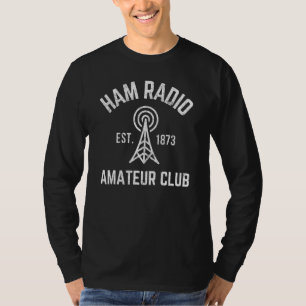 Ham Radio Amateur Operator Club Vintag Retro T-Shirt