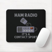 Ham Radio Art for Men Women Amateur Radio Operator Mousepad (Mit Mouse)