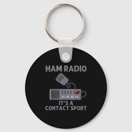 Ham Radio Art for Men Women Amateur Radio Operator Schlüsselanhänger (Vorderseite)