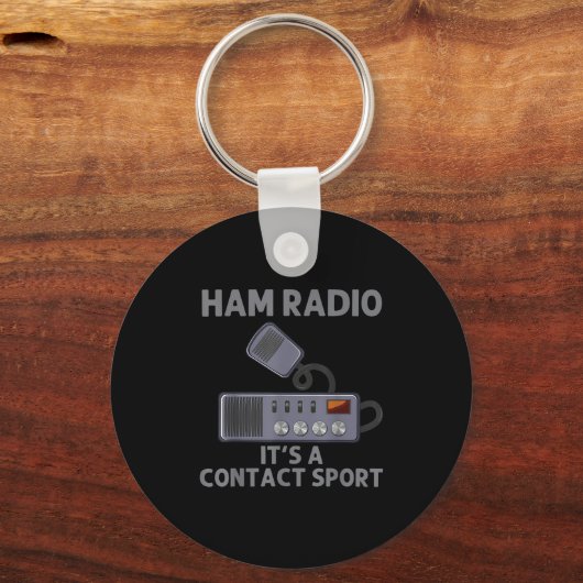 Ham Radio Art for Men Women Amateur Radio Operator Schlüsselanhänger (Vorderseite)