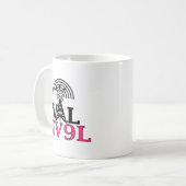 Ham Radio Custom Call Sign Designs Kaffeetasse (Vorderseite Links)