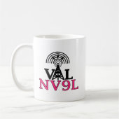 Ham Radio Custom Call Sign Designs Kaffeetasse (Links)