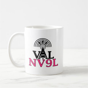 Ham Radio Custom Call Signature entwirft Kaffee-Ta Kaffeetasse
