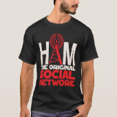 Ham Radio, das ursprüngliche soziale Netzwerk T-Shirt (Vorderseite)