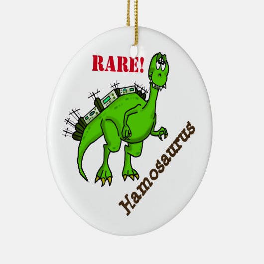 Ham Radio Dinosaur Weihnachtsschmuck (Rechts)