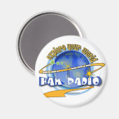 HAM RADIO - ERFAHREN SIE IHRE WELT MAGNET (Vorderseite/Rückseite)