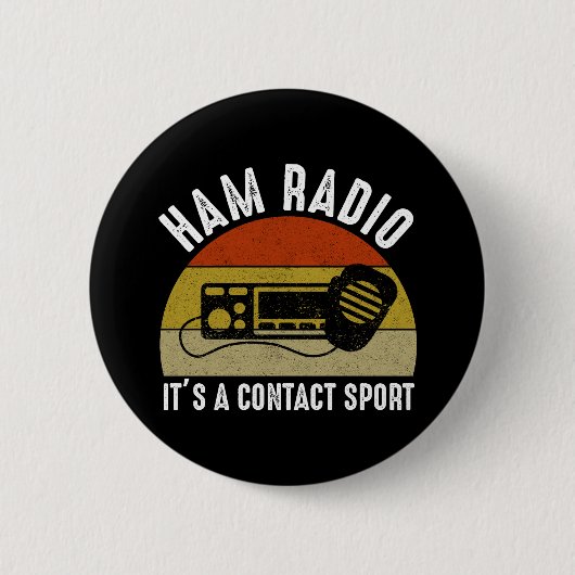 Ham Radio - Es ist ein Kontakt Sport Button (Vorderseite)