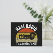 Ham Radio - Es ist ein Kontakt Sport Postkarte (Stehend Vorderseite)
