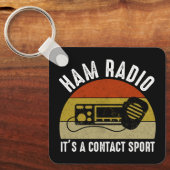 Ham Radio - Es ist ein Kontakt Sport Schlüsselanhänger (Vorderseite)