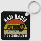 Ham Radio - Es ist ein Kontakt Sport Schlüsselanhänger (Rückseite)